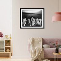 Bent Creek Ranch Square Dance Team dancing at the Mountain Music Festival, Asheville, North Carolina, Vintage Wall Art
