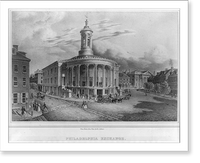 Historic Framed Print, Philadelphia exchange,  17-7/8" x 21-7/8"