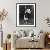 Historic Framed Print, [Dancing couple],  17-7/8" x 21-7/8"