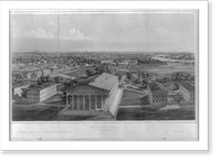 Philadelphia, from Girard College-1850.J. W. Hill & Smith, del. ; lith. par B. F. Smith Jr. ; printed in tints by F. Michelin, Historic Print