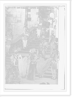 Historic Framed Print, King and Queen (Eng'l) leaving St. George's Chapel (Coronation),  17-7/8" x 21-7/8"