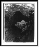 The city under the black mountain, Vintage Wall Art