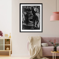 Historic Framed Print, Hula,  17-7/8" x 21-7/8"