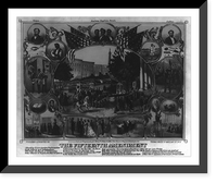 Historic Framed Print, The Fifteenth amendment,  17-7/8" x 21-7/8"