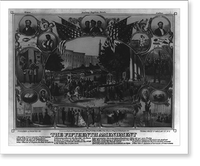 Historic Framed Print, The Fifteenth amendment,  17-7/8" x 21-7/8"
