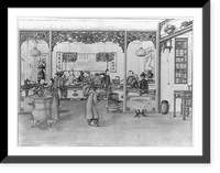 Celebration in a Chinese public house, Vintage Wall Art