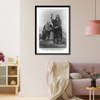St. Peter receiving the keys: San Pedro recibiendo las llaves, Vintage Poster