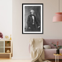 James Gordon Bennett, 1795-1872, three-quarter length portrait, Historic Reproduction