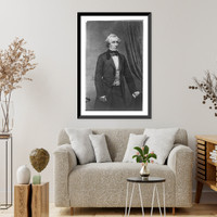 James Gordon Bennett, 1795-1872, three-quarter length portrait, Historic Reproduction
