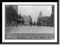 Pershing at head of 1st Div. in parade, September 17, 1919, Vintage Print