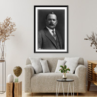 Alvaro Obegon, head-and-shoulders portrait Classic, Historic Print