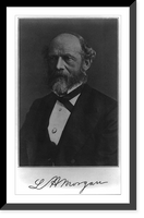 Lewis Henry Morgan, head-and-shoulders, Antique Print