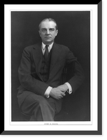 Historic Framed Print, [Owen D. Young, three-quarter length portrait, seated],  17-7/8" x 21-7/8"