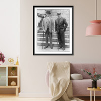 Ambassadors George Harvey and Henry P. Fletcher, full length portrait, standing, Antique Poster