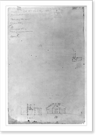House (Pope House") for John Pope, Lexington, Kentucky. Sketches, plan, and elevation", Historic Reproduction