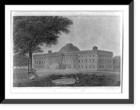 Historic Framed Print, [United States Capitol, Washington, D.C. Perspective from the northeast],  17-7/8" x 21-7/8"