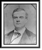 Historic Framed Print, [Samuel Field Phillips, 1825-1902, bust portrait, facing left],  17-7/8" x 21-7/8"