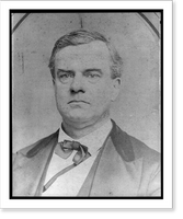 Historic Framed Print, [Samuel Field Phillips, 1825-1902, bust portrait, facing left],  17-7/8" x 21-7/8"