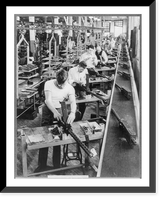 G.M. delivering machine guns for defense, Vintage Print