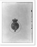 Last page from the memorial to Queen Victoria on her Jubilee, 1887, designed by Whistler, Historic Print