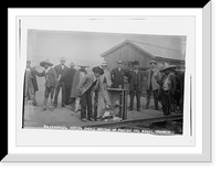 Historic Framed Print, Destroying Native (Mex.) Whiskey at Pearson Co. Hdqrs., Chihuahua,  17-7/8" x 21-7/8" Historic Framed Print, Destroying Native (Mex.) Whiskey at Pearson Co. Hdqrs., Chihuahua,  17-7/8" x 21-7/8"