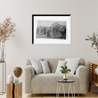 Historic Framed Print, Destroying Native (Mex.) Whiskey at Pearson Co. Hdqrs., Chihuahua,  17-7/8" x 21-7/8" Historic Framed Print, Destroying Native (Mex.) Whiskey at Pearson Co. Hdqrs., Chihuahua,  17-7/8" x 21-7/8"