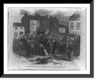 Irish emigrants leaving their home for America. the mail coach from Cahirciveen, County Kerry, Ireland - 2, Antique Print