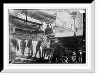 Historic Framed Print, Putting rifles aboard PRAIRIE,  17-7/8" x 21-7/8"