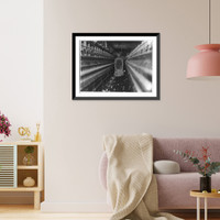 Historic Framed Print, Little spinner in Globe Cotton Mill, Augusta, Ga. Overseer said she was regularly employed. Location: Augusta, Georgia. - 2,  17-7/8" x 21-7/8"