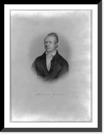 Historic Framed Print, [Adoniram Judson, 1788-1850, bust portrait],  17-7/8" x 21-7/8"