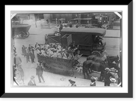 Suffragettes in horse-drawn wagon on way to City Hall to present Mayor Gaynor with tickets to Yonkers suffrage event, Aug. 30, 1913 Classic, Antique Wall Art
