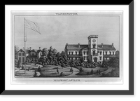 Historic Framed Print, Washington - Military Asylum,  17-7/8" x 21-7/8"
