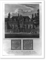 Schools founded by the Revd. Ralph Davenant, Rector of Parish of St. Mary, White Chapel, Antique Poster