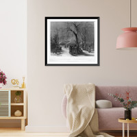 Historic Photo Print - Winterdorf der Monnitarris