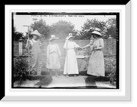 Historic Framed Print, Pupils on Mrs. O.H.P. Belmont's farm for girls,  17-7/8" x 21-7/8"