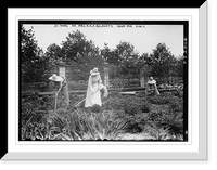 Historic Framed Print, At work on Mrs. Belmont's Farm for girls,  17-7/8" x 21-7/8"