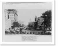 Historic Framed Print, View of Penna. [i.e., Pennsylvania] Ave. from the Treasury,  17-7/8" x 21-7/8"