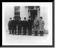 Joint committee of House and Senate who called on the Pres. to inform him of opening of the 67th Congress, Historic Reproduction