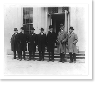 Joint committee of House and Senate who called on the Pres. to inform him of opening of the 67th Congress, Historic Reproduction
