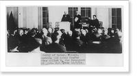 Secy. of Labor Wilson opening the labor conf. called by the Pres. at Wash., D.C, Antique Print