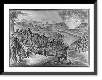 Historic Framed Print, [Prise de Pensacola],  17-7/8" x 21-7/8"