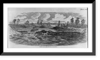 Porter's fleet passing the dam at Alexandria Classic, Vintage Poster