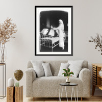 Ida Rubinstein, famous Russian actress, working in a French Hospital Classic, Historic Reproduction