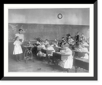 Class in science - studying water vapor, 2nd Division elementary school, Washington, D.C, Vintage Print