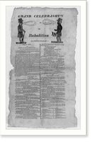 Historic Framed Print, Grand celebrashun ob de bobalition ob African slaver!!!,  17-7/8" x 21-7/8"