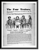 The four traitors, who most infamously sold themselves to the Dorrites for office and political power, Historic Reproduction