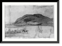 Panoramic view of West Point, New York showing American encampments on the Hudson River - 4, Vintage Poster