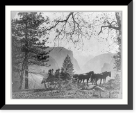 President Roosevelt and party at Inspiration Point, Yosemite Valley, California, Vintage Poster
