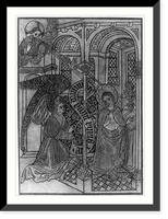 Historic Framed Print, [The annunciation],  17-7/8" x 21-7/8"