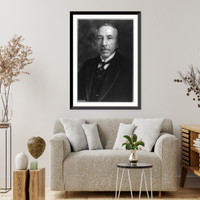 Historic Framed Print, [William Morris Hughes, 1862-1952, bust portrait],  17-7/8" x 21-7/8"